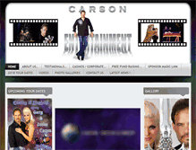 Tablet Screenshot of carsonentertainment.com